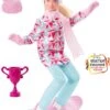 MATTEL BARBIE POUPEE SNOWBOARDEUSE 30 CM