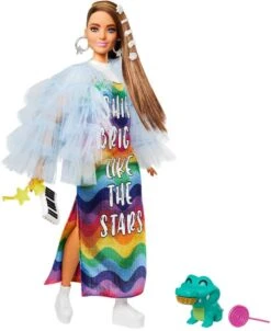 MATTEL POUPEE BARBIE EXTRA CROCO GOURMAND - BARBIE