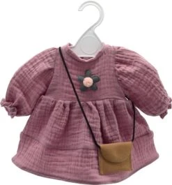 CERISE & CAPUCINE ONE WORLD ONE FUTURE - ENSEMBLE ROSE EN COTON BIO - 38 CM