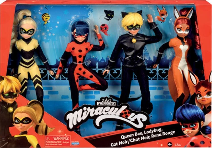 Bandai MIRACULOUS PACK DE 4 POUPEES – Image 2