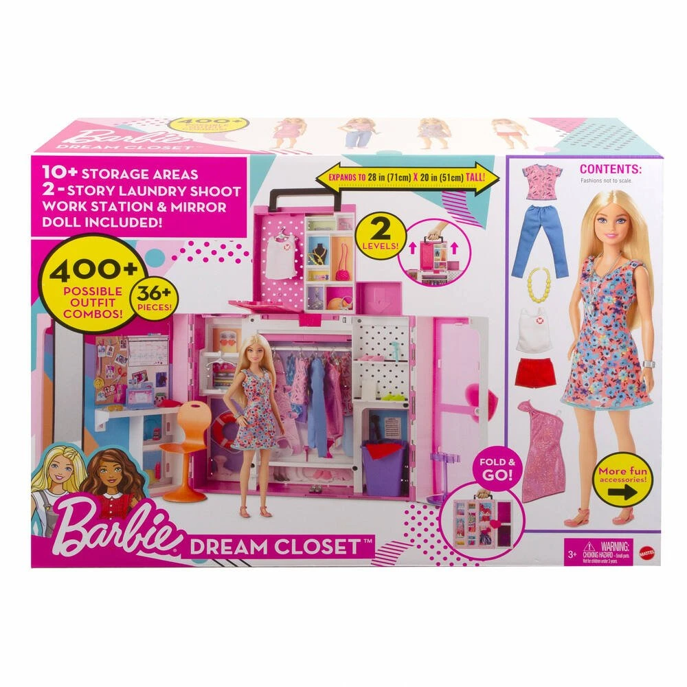 MATTEL POUPEE BARBIE ET COFFRET DRESSING DELUXE â Image 4