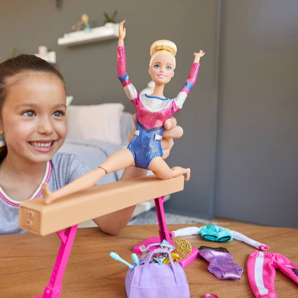 MATTEL COFFRET POUPEE BARBIE GYMNASTIQUE â Image 3