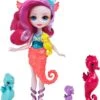 MATTEL ENCHANTIMALS MINI POUPEE -FAMILLE DE SEDDA HIPPOCAMPE
