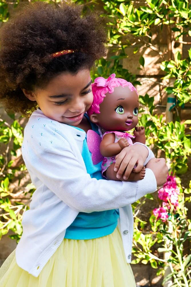 MATTEL MY GARDEN BABY - POUPON BÉBÉ PAPILLON FRAISE SE RÉGALE – Image 4