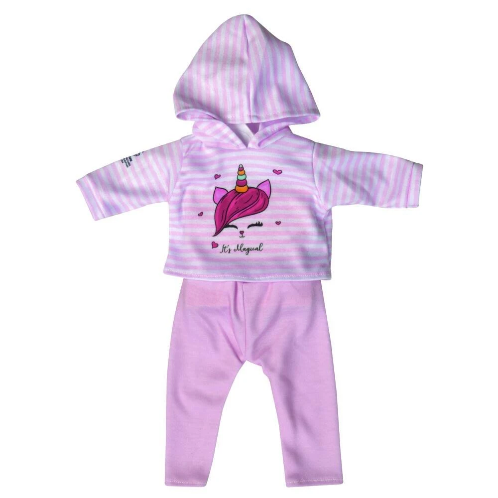 CERISE & CAPUCINE ENSEMBLE SWEAT LICORNE ET LEGGING - 42 CM ONE WORLD ONE FUTURE