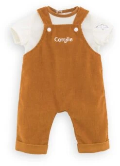 BB30 SALOPETTE VELOURS ET T-SHIRT BORDS DE LOIRE -COROLLE VETEMENTS