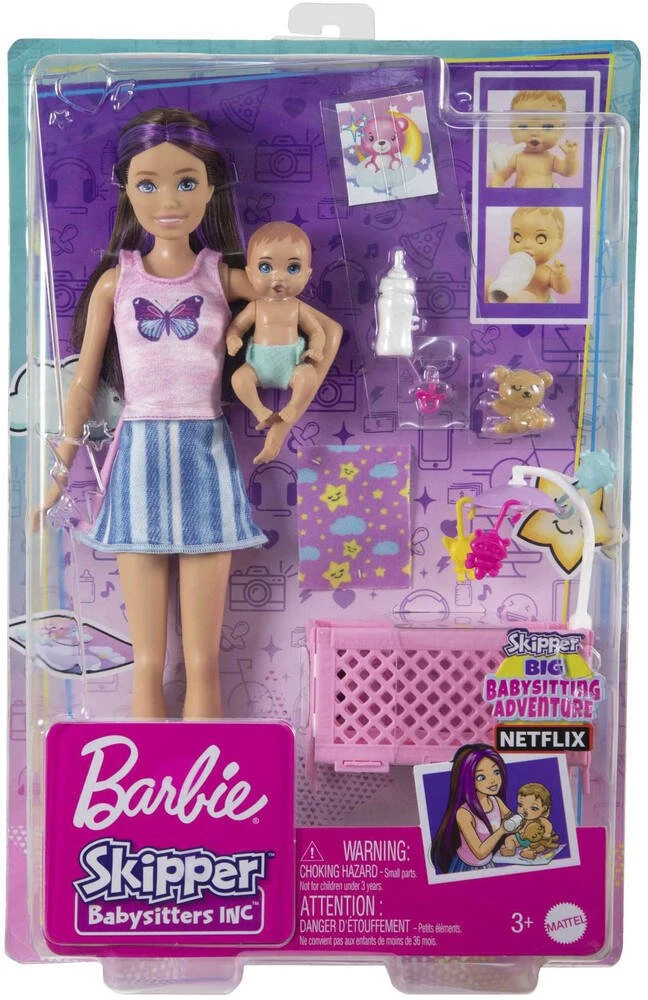 MATTEL BARBIE - COFFRET SKIPPER BEBE AU LIT â Image 5