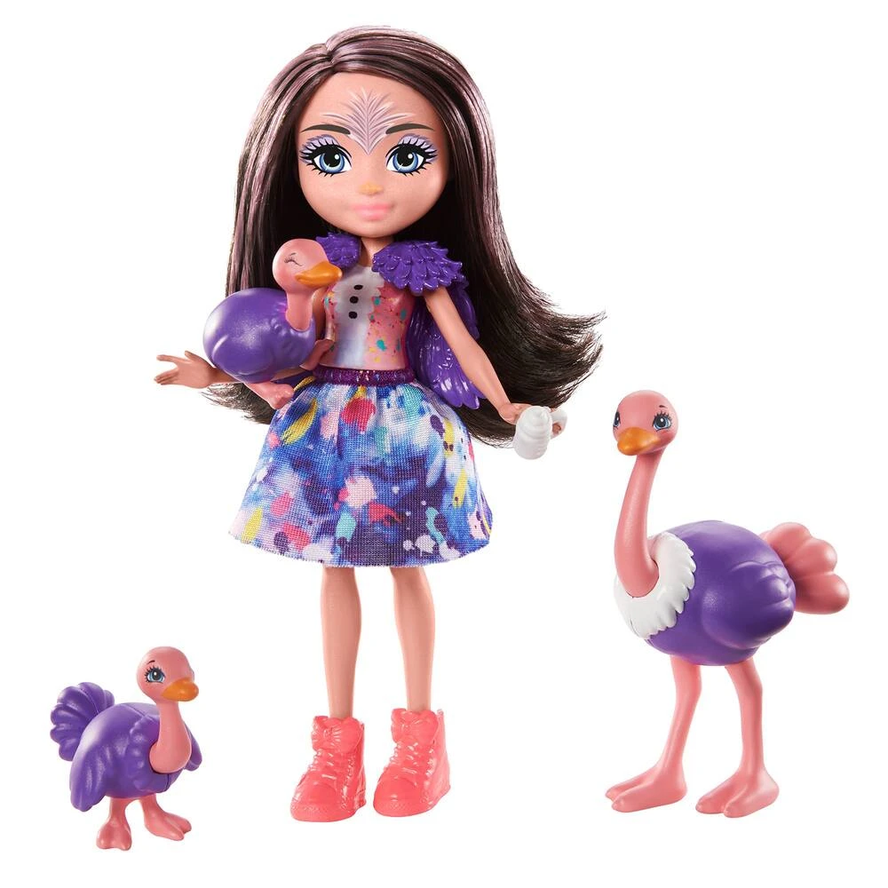 MATTEL POUPEE OFELIA AUTRUCHE + AUTRUCHE - ENCHANTIMALS â Image 2