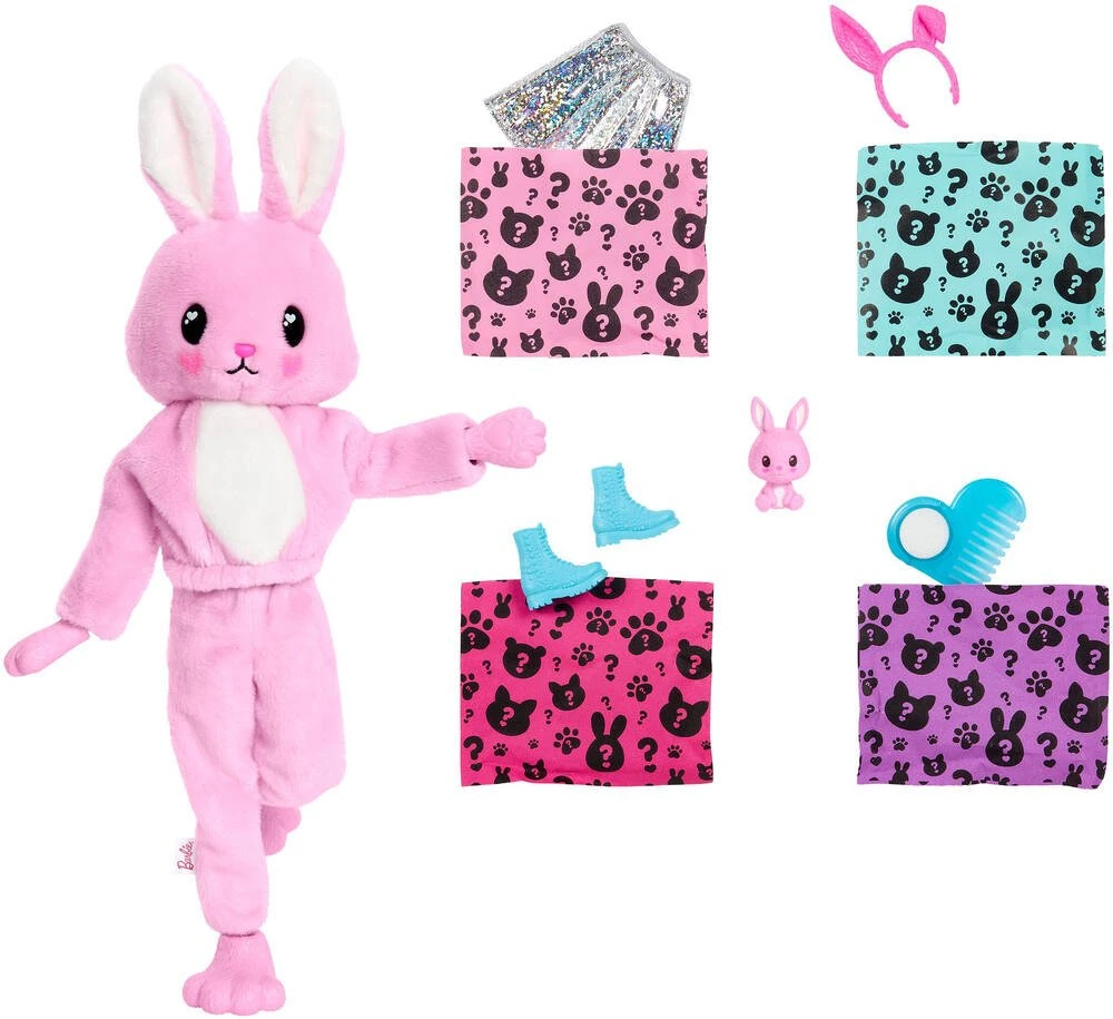 MATTEL POUPEE BARBIE CUTIE REVEAL LAPIN – Image 3