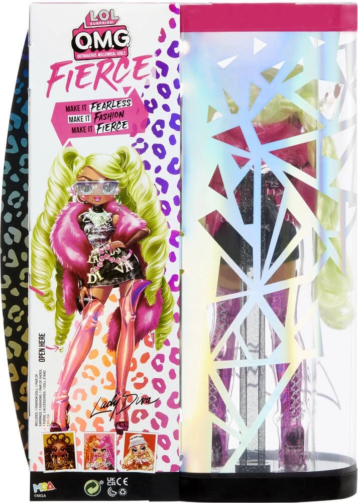 MGA Entertainment LOL SURPRISE 707 OMG FIERCE POUPEE MANNEQUIN - LADY DIVA – Image 3