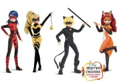 Bandai MIRACULOUS PACK DE 4 POUPEES