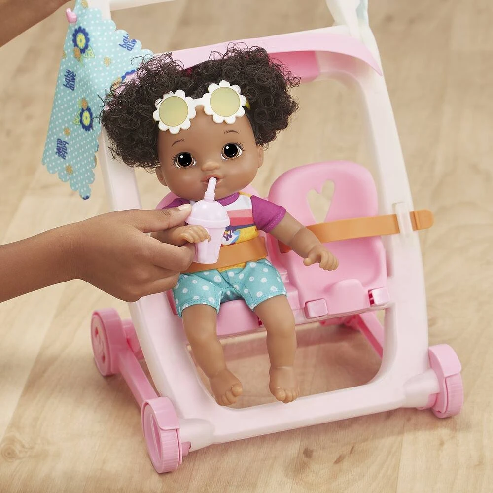 Hasbro BABY ALIVE - POUSSETTE + BEBE – Image 6