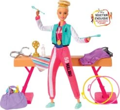 MATTEL COFFRET POUPEE BARBIE GYMNASTIQUE